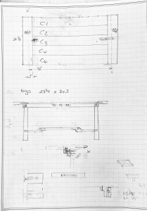 Cultist plan and profile sketch